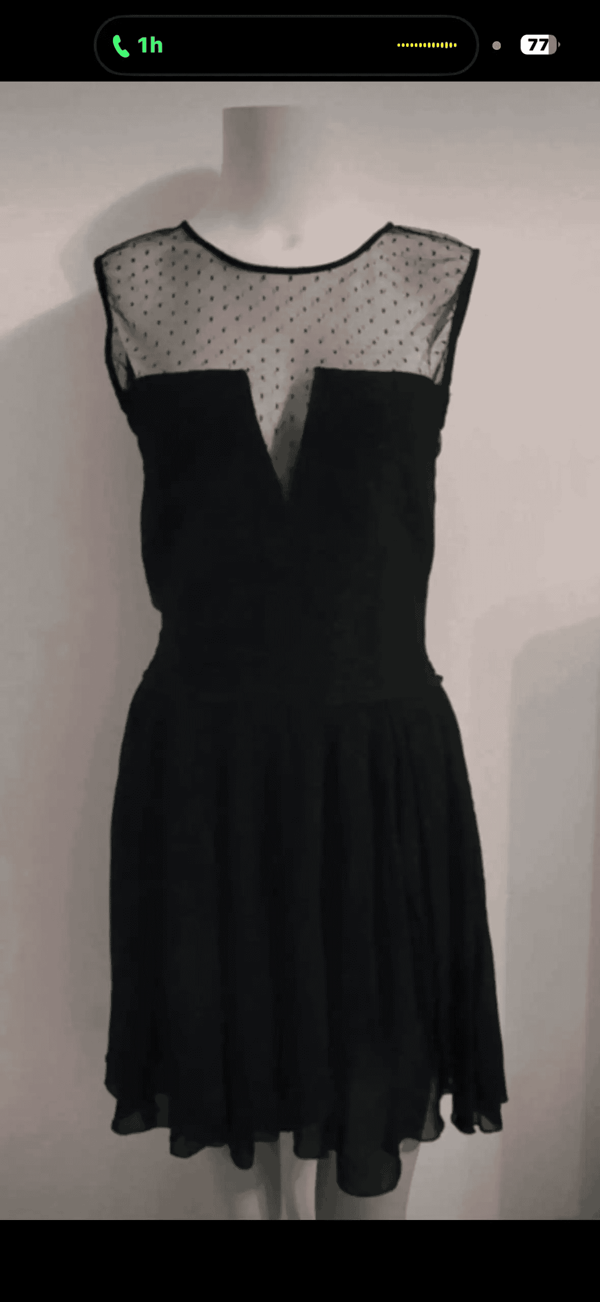 Maje – Robe Plumetis & Soie – Pièce d'Exception Archives&Allure by Lilanath 