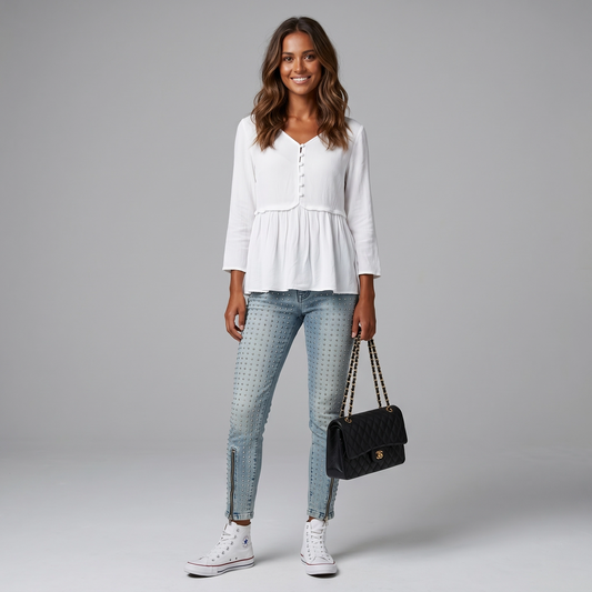 Blouse Peplum Ba&sh