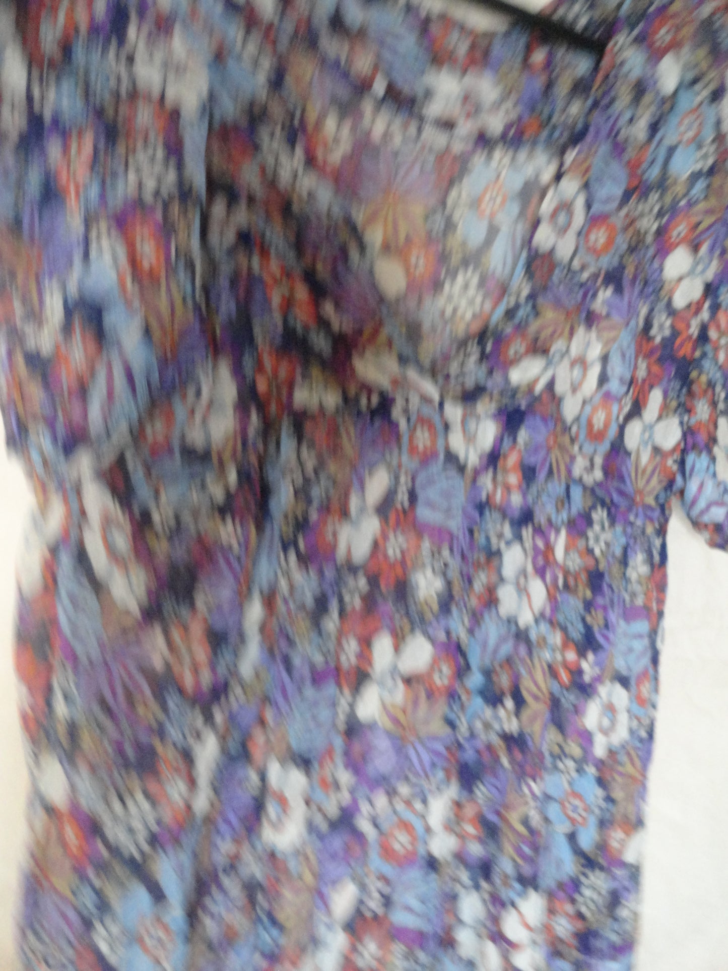 robe maje fleurit transparente