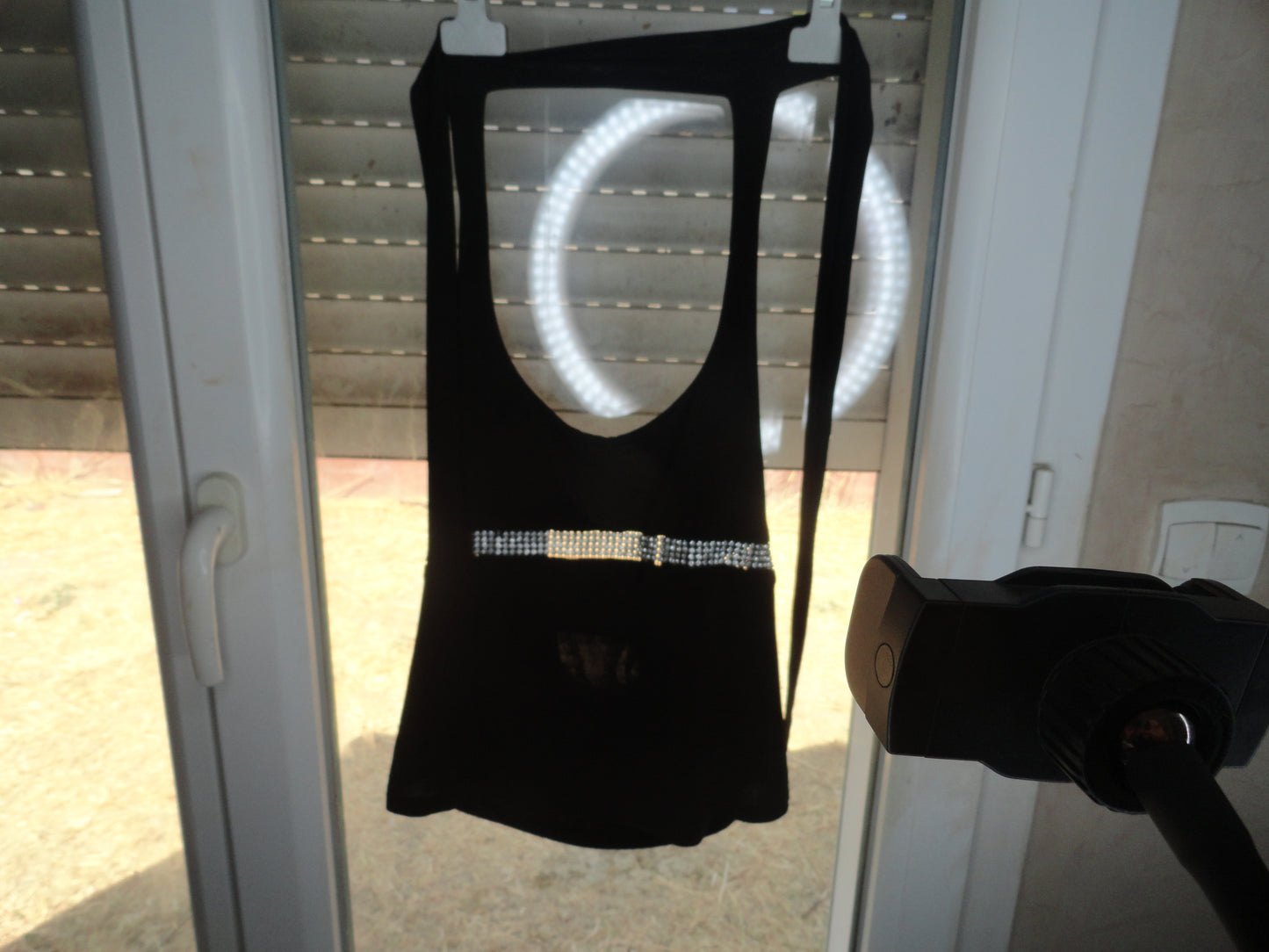 top dos nu sandro Glamour & strass T 1