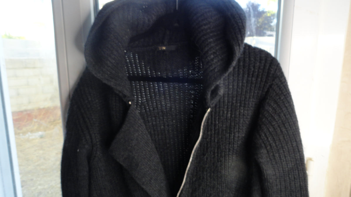 Veste Oversized à Capuche Maje — Modèle Doctrine (Alpaga & Laine)I