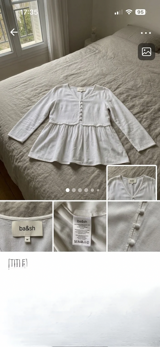 Blouse Péplum Ba&sh